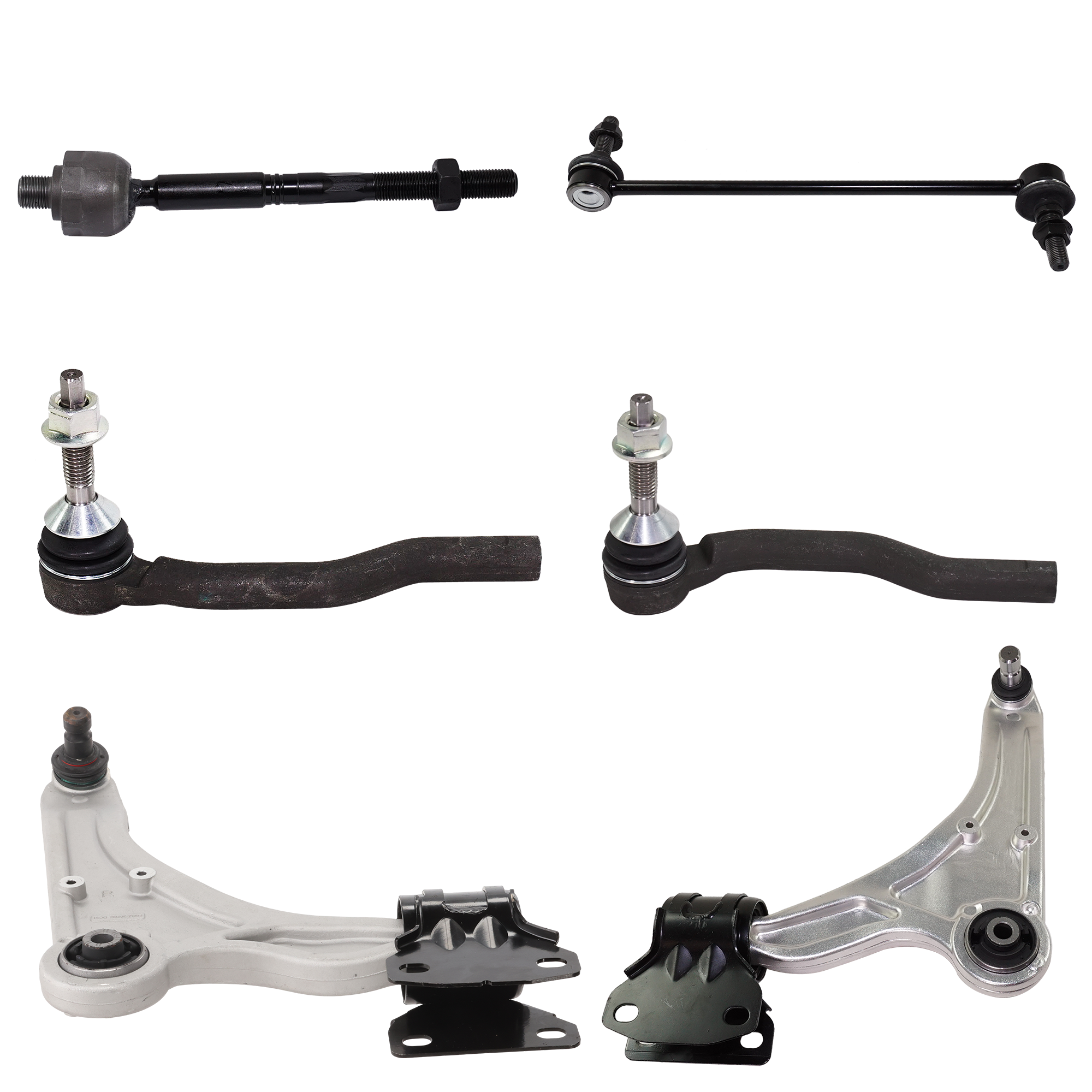 AM FUSION 13-20 MKZ 13-20 FRONT SUSPENSION KIT 8 pc Kit with Sway Bar Link and Tie Rod End SKU KIT 122024 C347 OEM FG9Z3078C GS7Z3078B DG9Z3078A