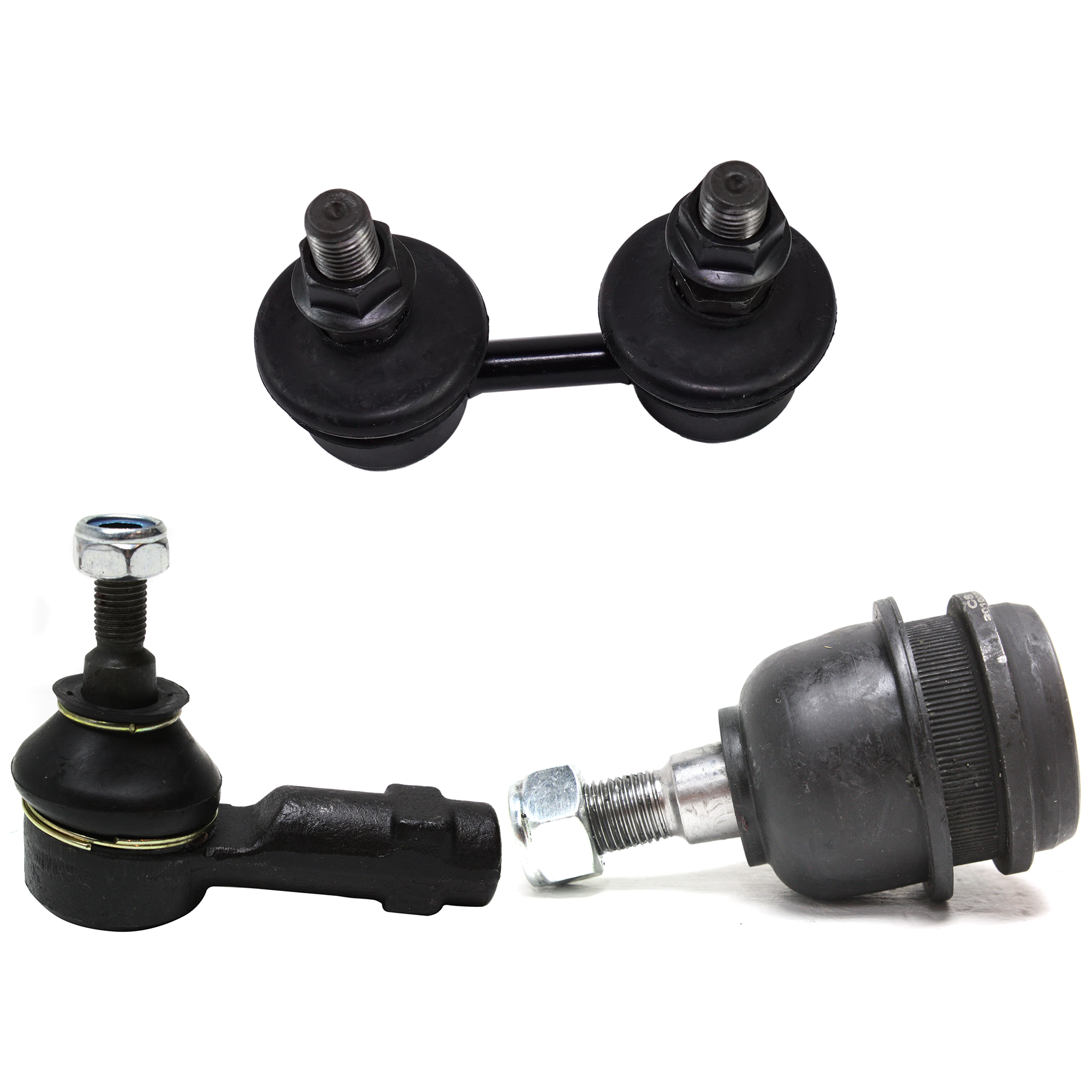 AM ELANTRA 01-06 FRONT TIE ROD END RH AND LH Outer 6 pc kit with Ball Joint Sway Bar Link SKU KIT 122024 C397 OEM 352018-1014359-1014985-1016793
