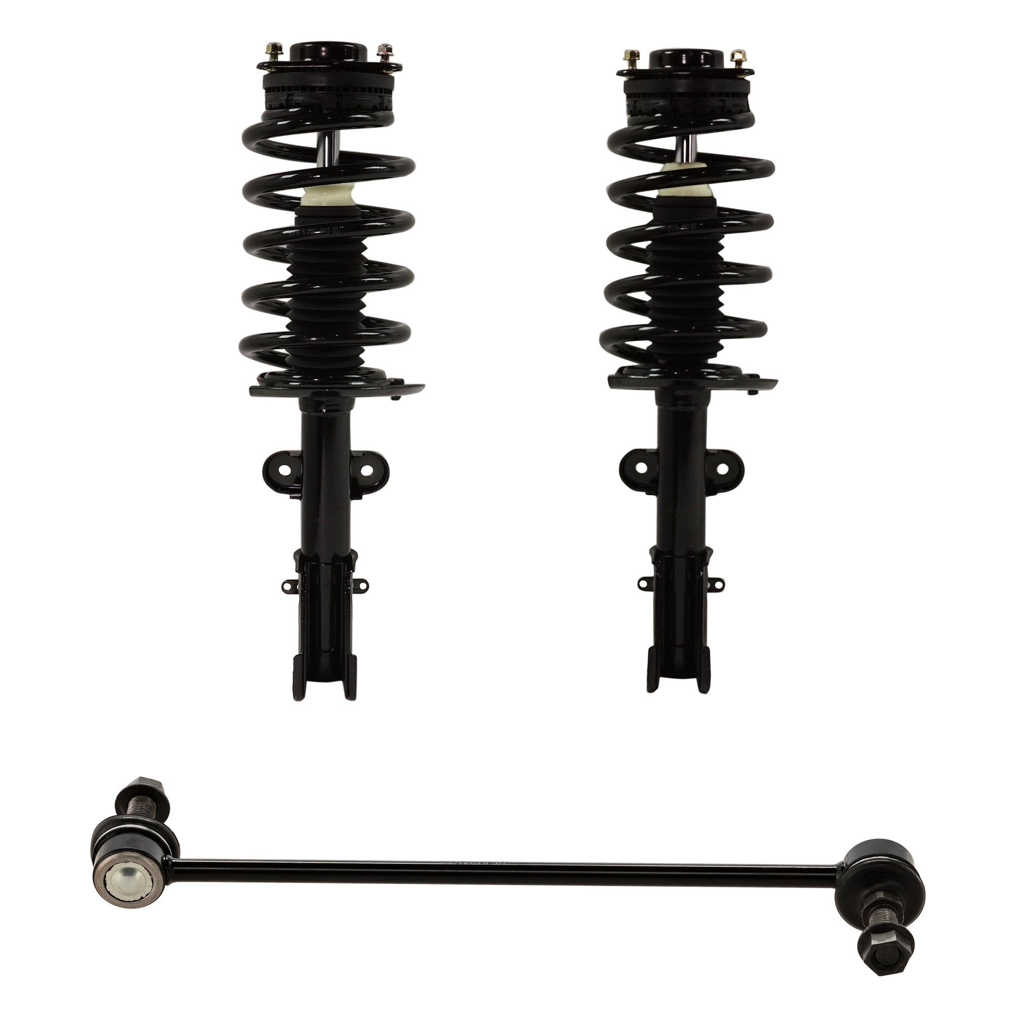 AM GRAND CARAVAN 12-18 TOWN COUNTRY 13-16 FRONT SUSPENSION KIT 4 pc Kit with Sway Bar Link SKU KIT 122024 C432 OEM 68158083AA 818616 SR4176-68158