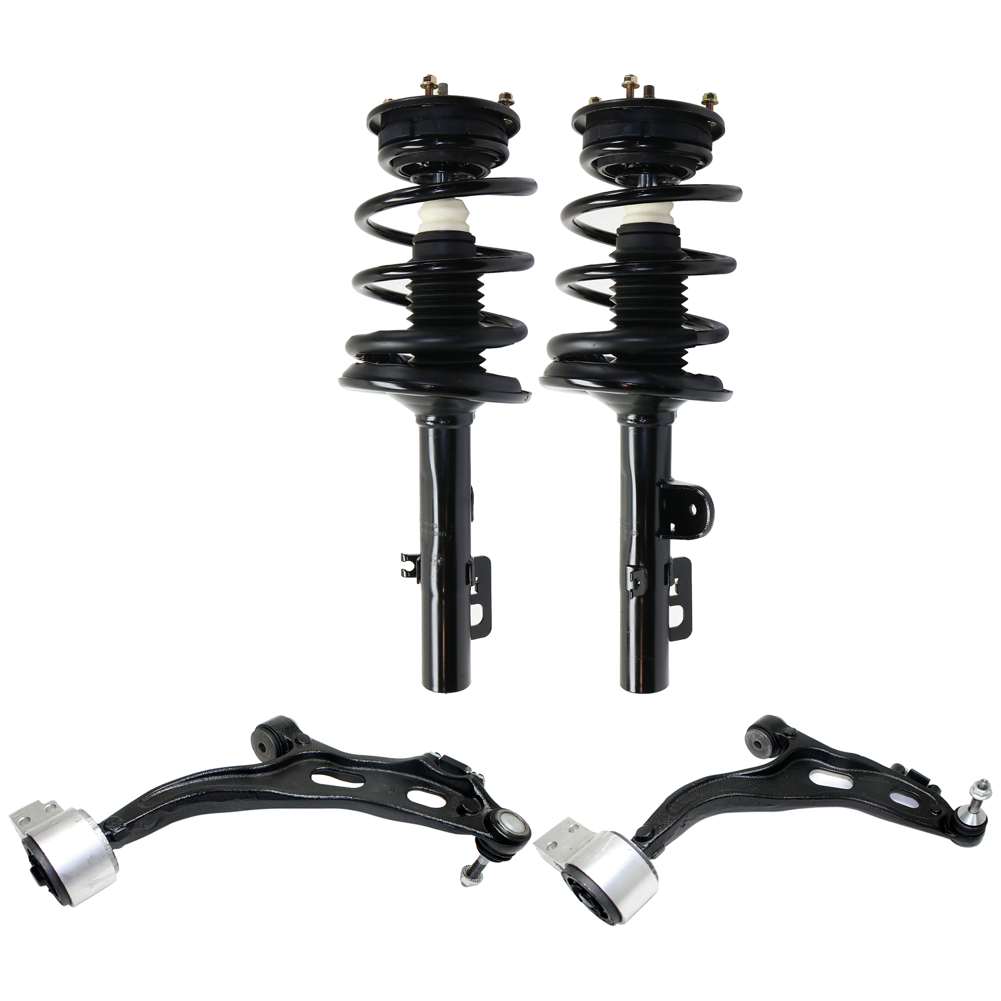AM FREESTYLE 05-07 FRONT LOADED STRUT RH AND LH Gas Charged Twin tube 4 pc kit with Control Arm SKU KIT 122024 C449 OEM 172610-818200-1335542L 818199