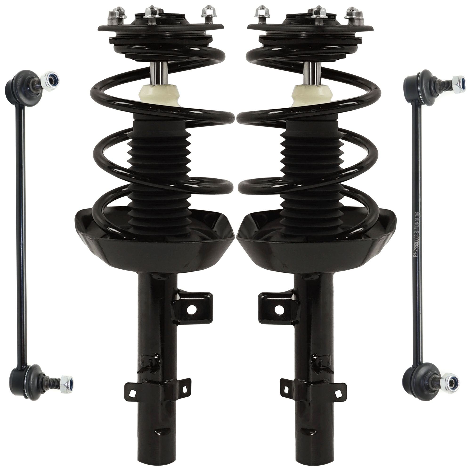 AM ACCORD 13-17 FRONT SUSPENSION KIT RH AND LH 3.5L Eng 4 pc kit with Shock Absorber and Strut Assembly and Sway Bar Link SKU KIT 122024 C472 OEM 51621T2F329-272971-51621T3L317