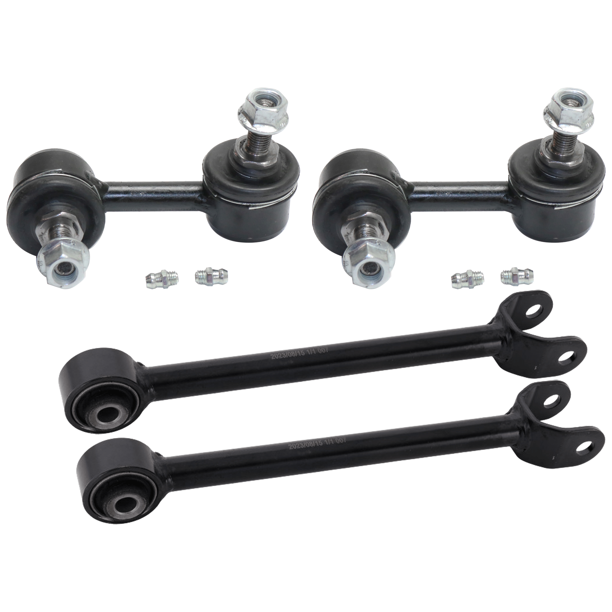 AM SEBRING 07-10 AVENGER 08-10 REAR REAR CONTROL ARM RH AND LH Upper 4 pc Kit with Sway Bar Link SKU KIT 122024 C478 OEM 45D10686 FA3448-5021359 CA4447