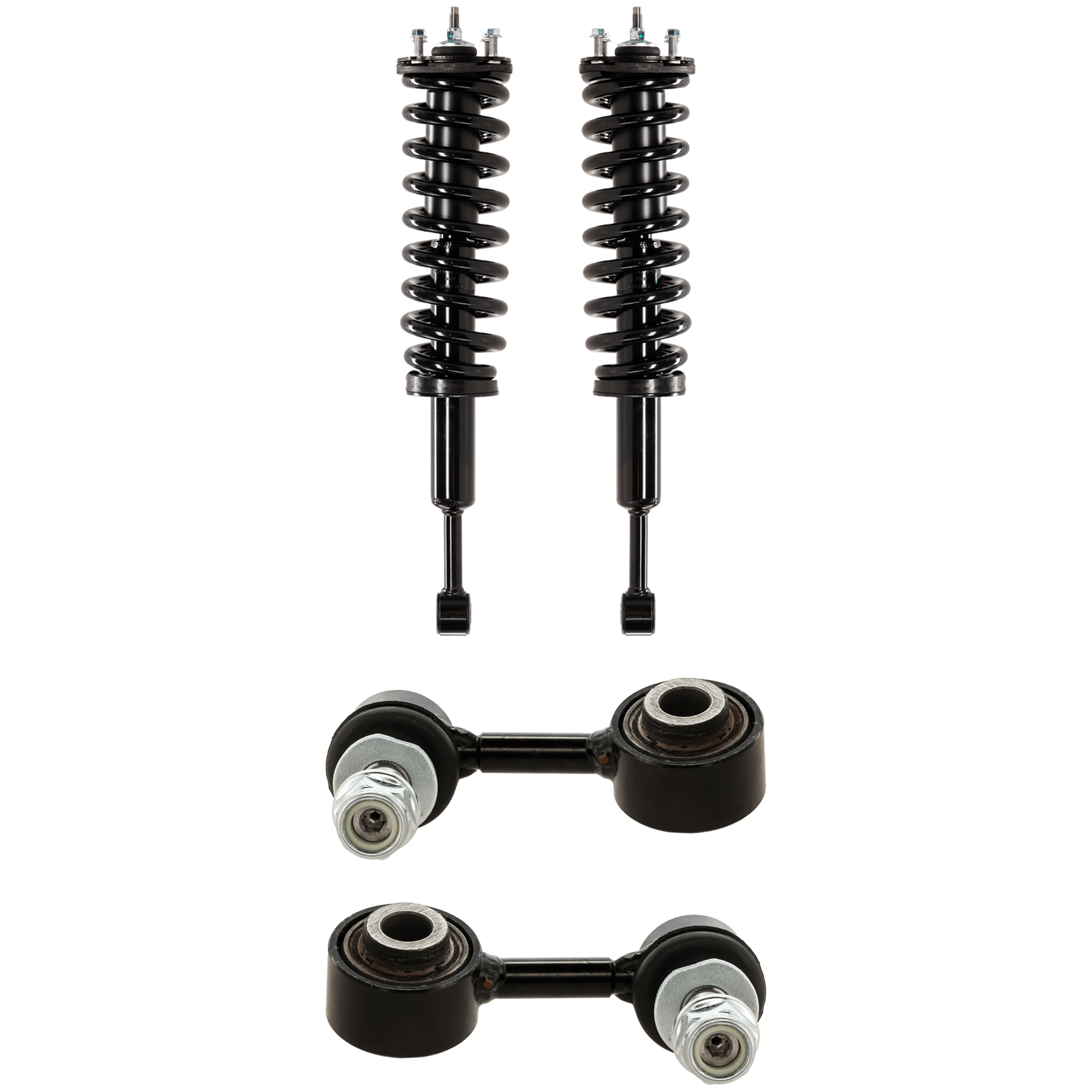AM TUNDRA 07-21 FRONT SUSPENSION KIT RH AND LH Gas Charged Twin tube 4 pc Kit with Shock Absorber and Strut Assembly and Sway Bar Link SKU KIT 122024 C480 OEM SR4473K 55S11921 SR4473-119
