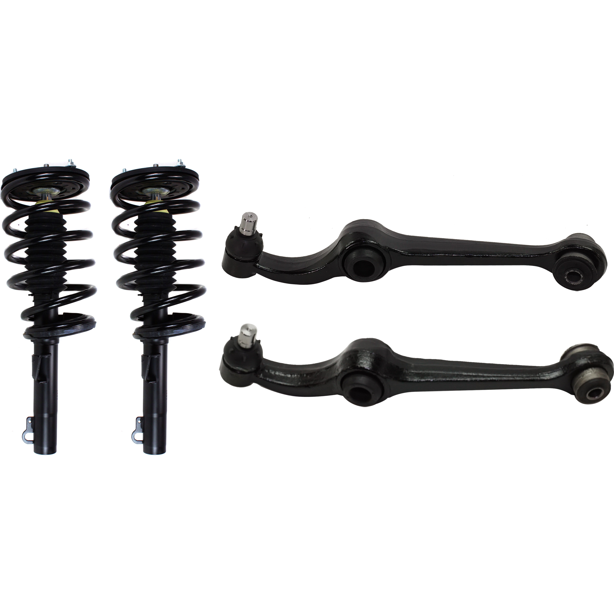 AM WINDSTAR 95-98 FRONT SUSPENSION KIT RH AND LH 4 pc kit with Control Arm and Shock Absorber and Strut Assembly SKU KIT 122024 C481 OEM 2F2Z18124AA F78Z3079CA F78Z307