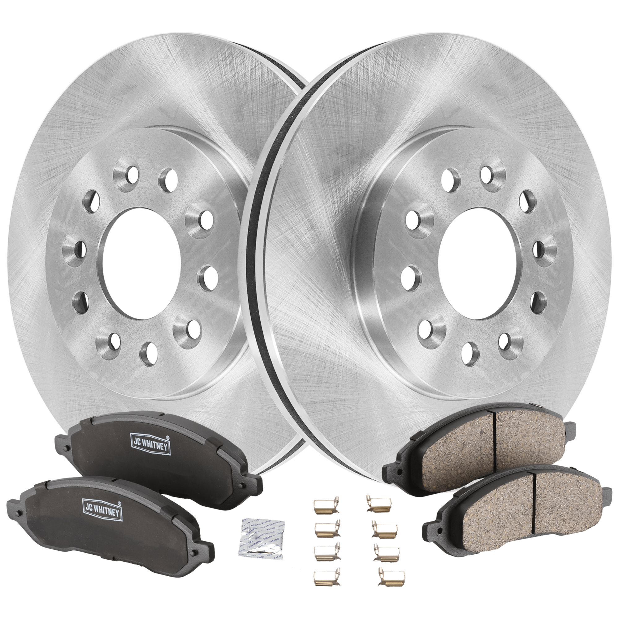 AM FREESTAR MONTEREY 04-07 FRONT BRAKE DISC AND PAD kit 4 pc kit SKU KIT 122024 C546 OEM 3F2Z1125AA 6F2Z1125A 3F2Z2001S