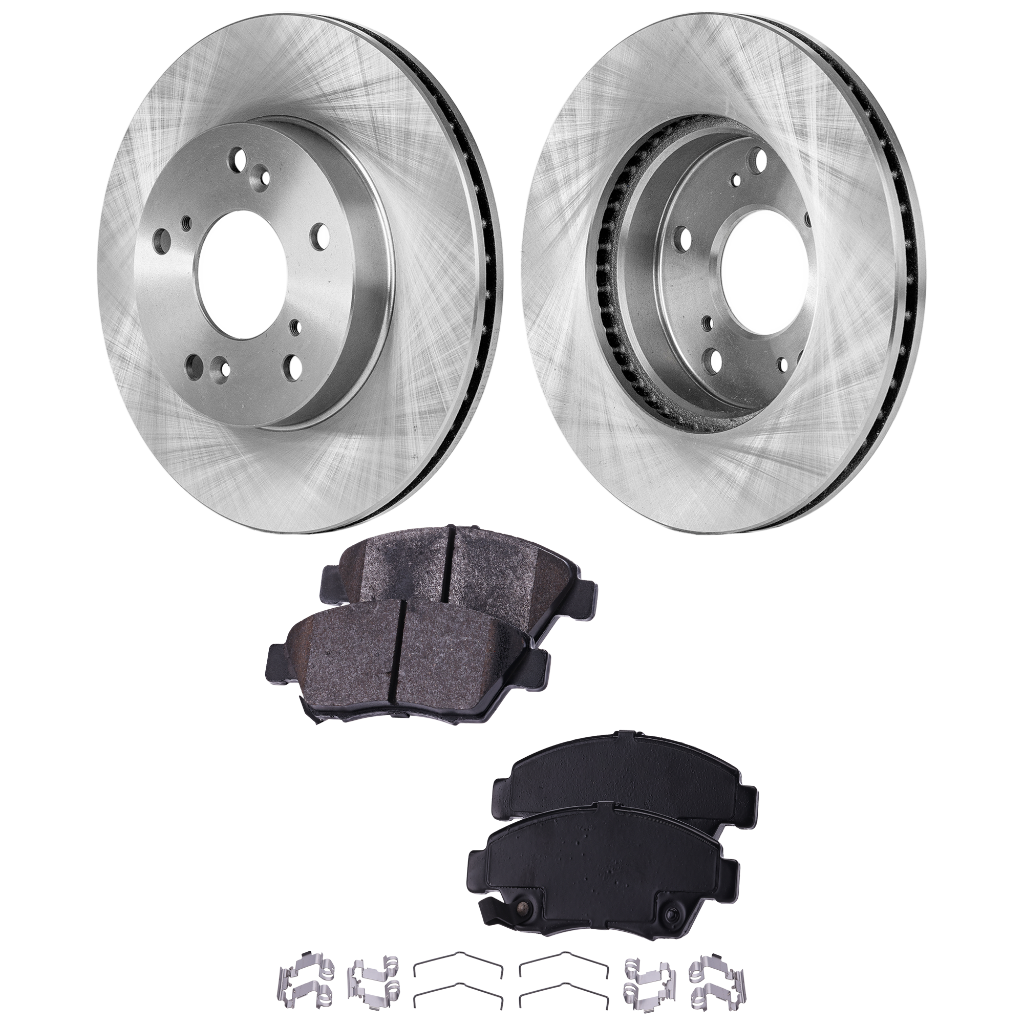 AM CIVIC 15-15 ILX 13-14 FRONT BRAKE PAD SET 2 Wheel Set Hybrid Hybrid L Models SKU KIT 122024 C560 OEM 45022S5BJ00-45022S5BJ01-45022S