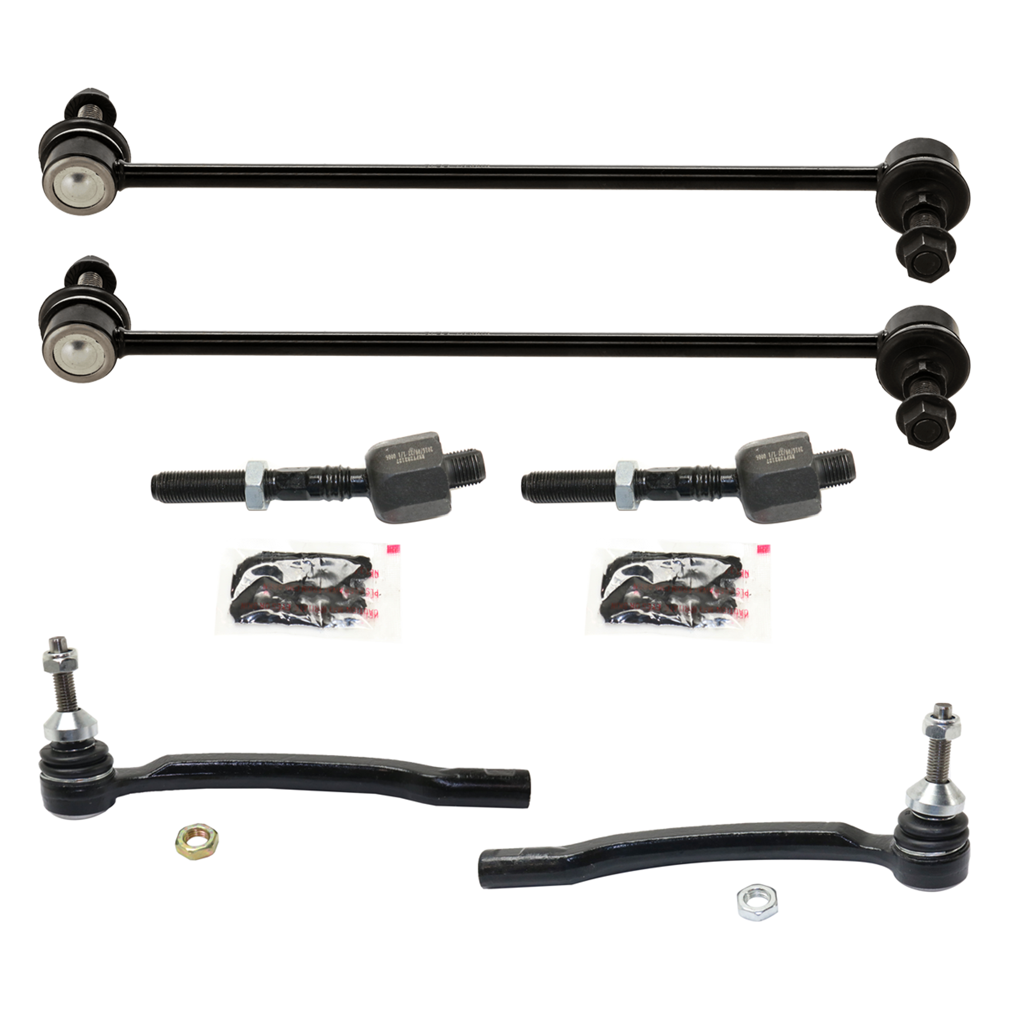 AM XC70-03-07 XC90-03-14 FRONT SUSPENSION KIT 6 pc Kit with Sway Bar Link SKU KIT 122024 C58 OEM 1015759 TA2082-46A2429A 401242