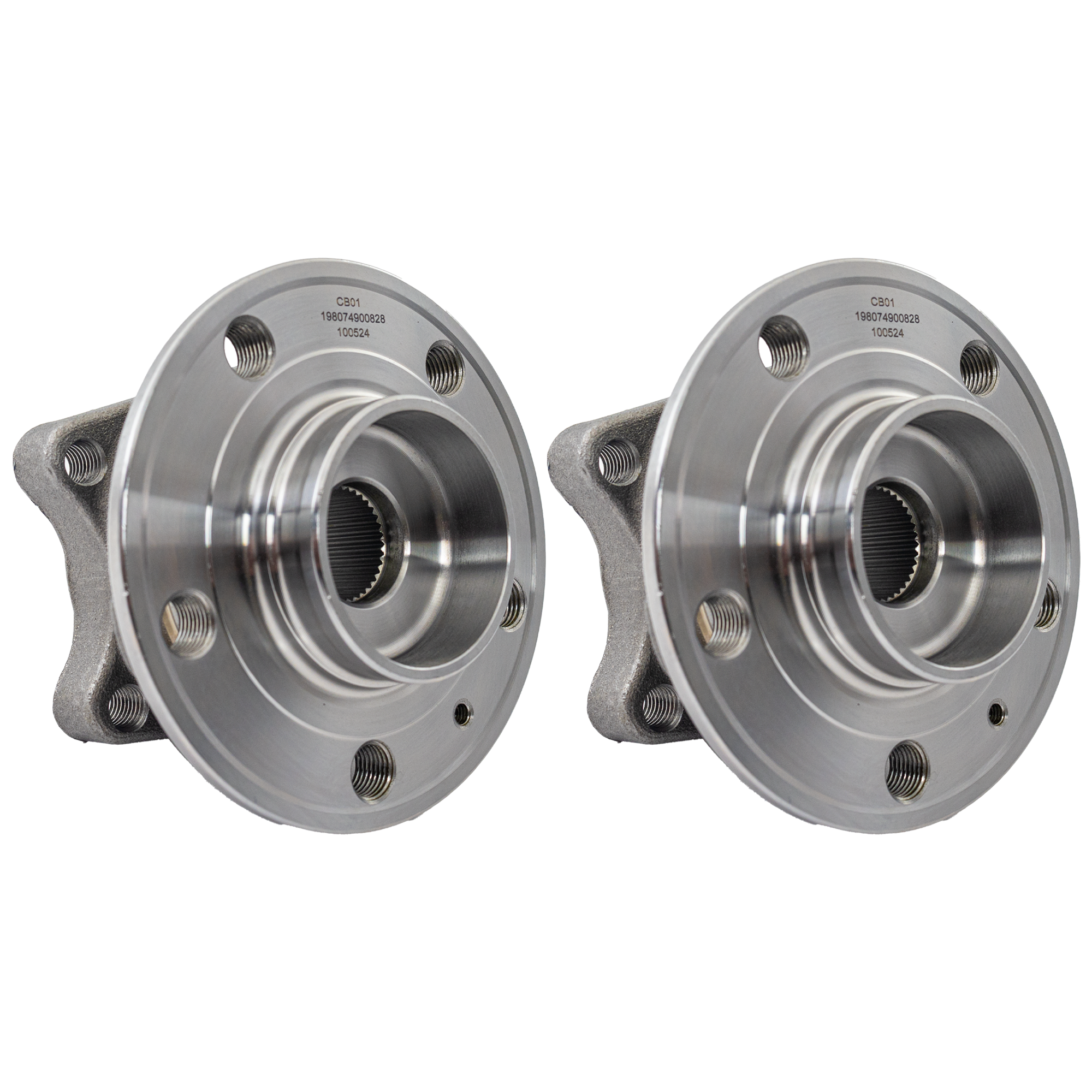 AM V70-01-07 S60-02-09 REAR HUB ASSEMBLY RH AND LH 5 Studs 4 pc kit with Sway Bar Link SKU KIT 122024 C632 OEM 31201010-1014938-1880447-26517