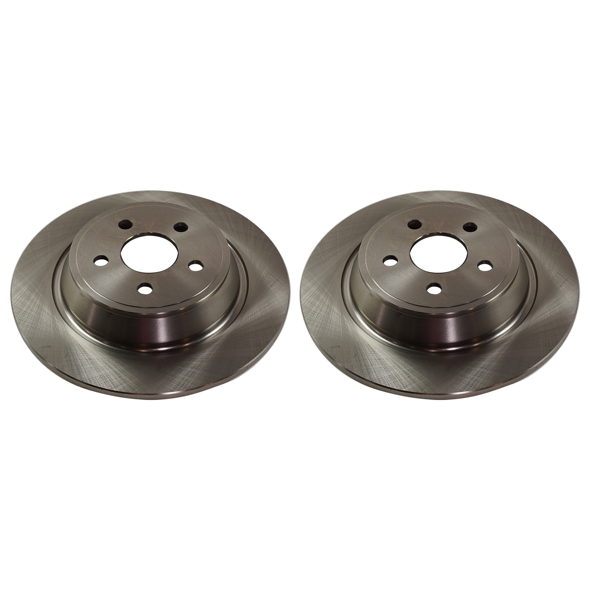AM EDGE 15-22 FUSION 17-19 REAR BRAKE DISC AND PAD KIT 4 pc Kit SKU KIT 122024 C738 OEM 42323-850400-60055005-681013R