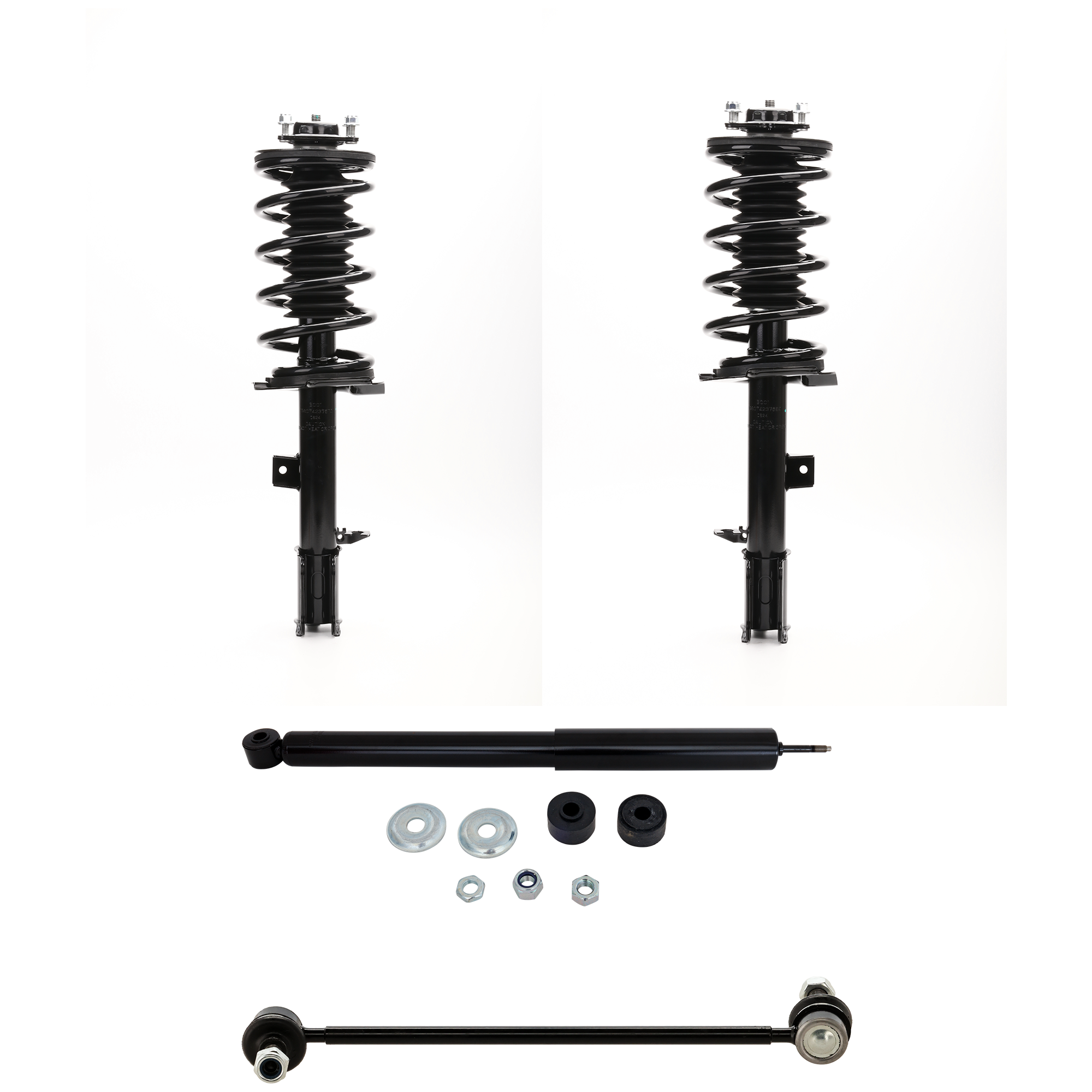 AM ESCAPE 05-07 TRIBUTE 05-06 FRONT SUSPENSION KIT 6 pc Kit with Sway Bar Link SKU KIT 122024 C748 OEM 8L8Z18124BL 6L8Z18124BA 3U2Z18