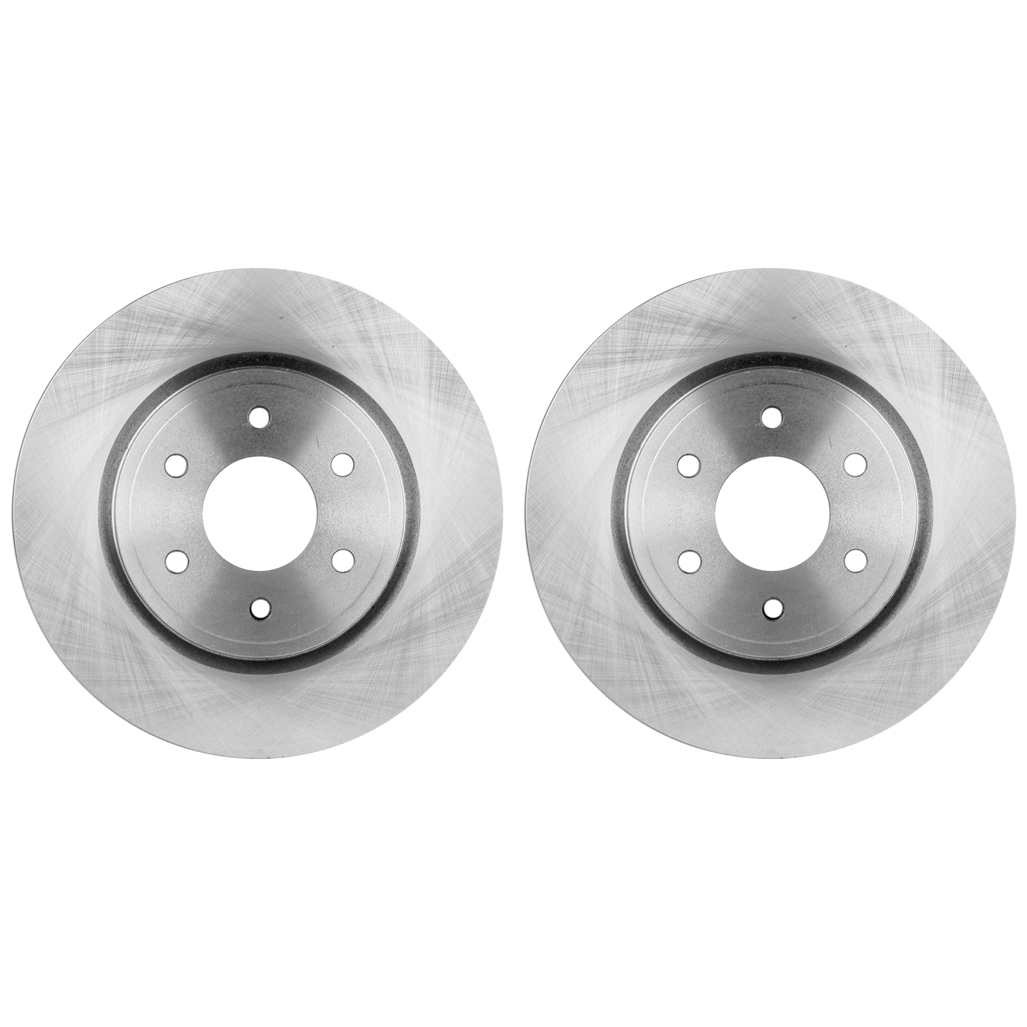 AM PATHFINDER 05-12 FRONTIER 05-23 FRONT BRAKE DISC AND PAD KIT 2 Wheel Set Plain Surface Vented 6 Lugs SKU KIT 122024 C840 OEM 40206EB300-40206EA00A 402069BE