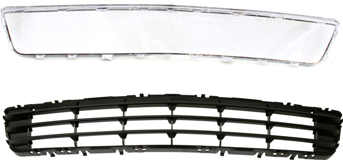 AM MALIBU 06-08 GRILLE TRIM Lower 2 pc Kit with Bumper Grille SKU KIT 21915-02 Partslink GM1210112 GM1200537 OEM 15853885-15266333