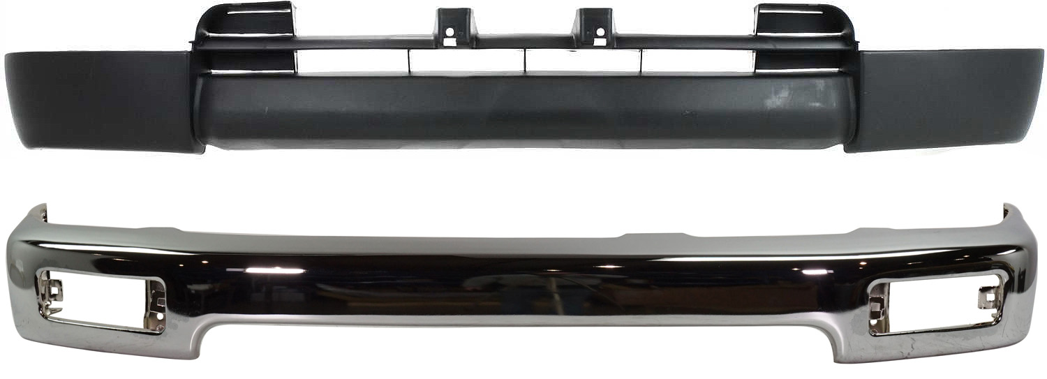 AM 4RUNNER 96-98 FRONT BUMPER 2 pc kit with Valance SKU KIT 30215-01 Partslink TO1002162 TO1095174 OEM 5210135300-5391135909
