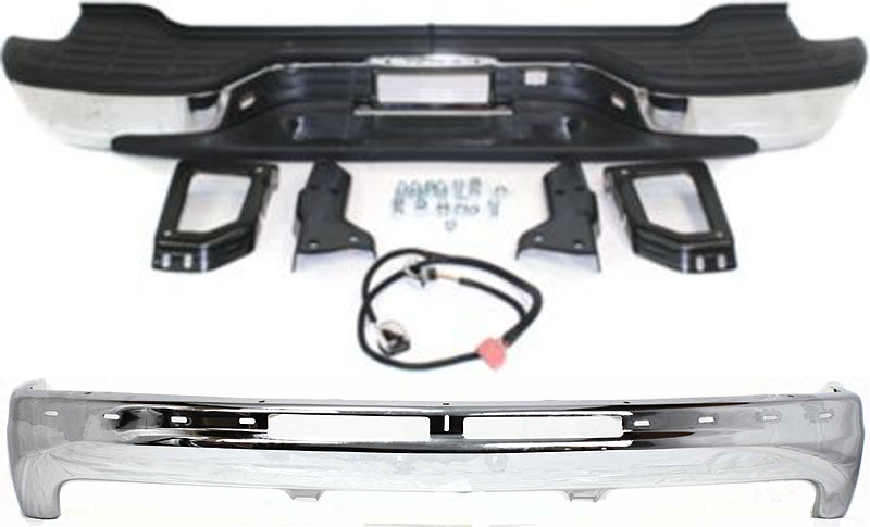 AM SUBURBAN 1500 SUBURBAN 2500 TAHOE 00-06 STEP BUMPER FACE BAR 2 pc kit with Bumper SKU KIT 30215-05 Partslink GM1103103 GM1003127 OEM Performance 12336026 PFM