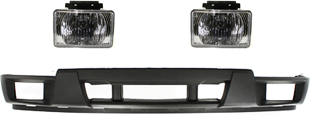 AM COLORADO 04-12 CANYON 04-12 FOG LAMP RH AND LH 3 pc kit Assembly Halogen includes Bumper Cover SKU KIT 30215-18 Partslink GM2592135 GM1000722 OEM 22863814-12335805