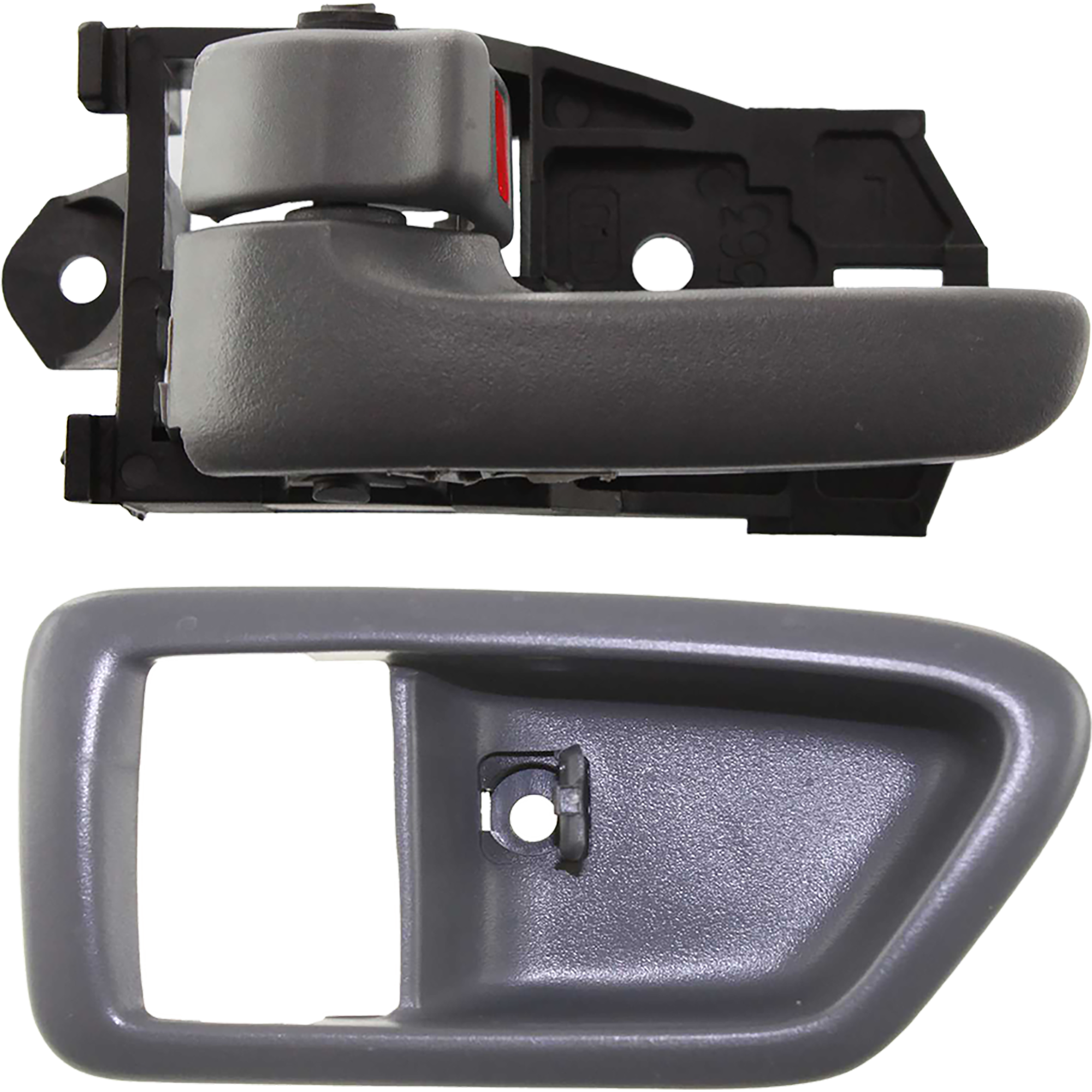 AM CAMRY ES300-97-01 FRONT OR REAR INTERIOR DOOR HANDLE LH 2 pc kit with Door Handle Trim SKU KIT 30715-45 Partslink TO1352123 TO1358105 OEM 69206AA010G0-6920622080B1-6927