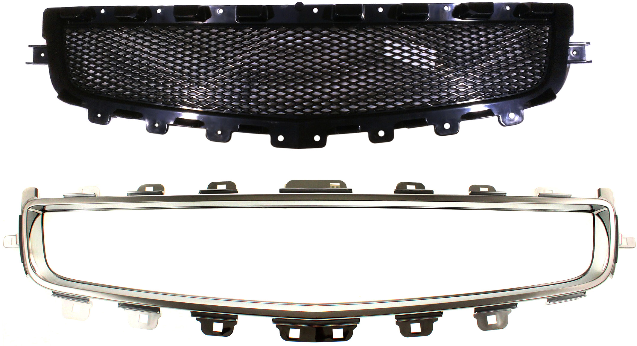 AM MALIBU 08-12 GRILLE Lower 2 pc Kit with Grille Trim SKU KIT 32815-09 Partslink GM1200600 GM1210115 OEM 25784042-25784043