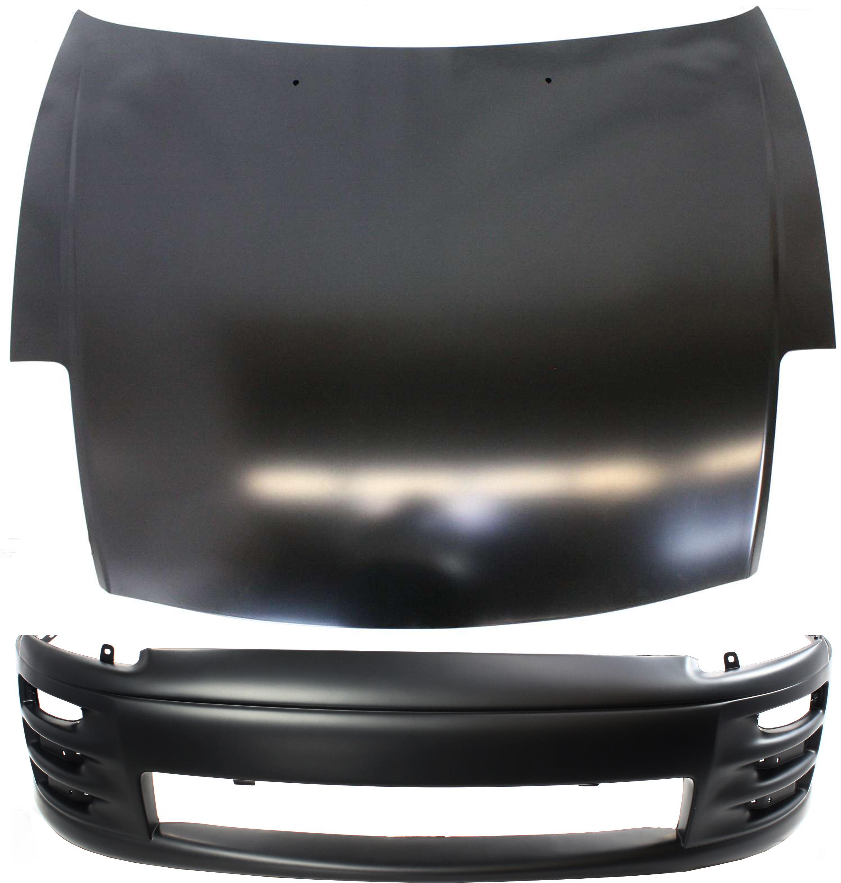 AM ECLIPSE 00-02 HOOD 2 pc Kit with Bumper Cover SKU KIT 32815-22 Partslink MI1230196 MI1000268 OEM MR392627-6400B278