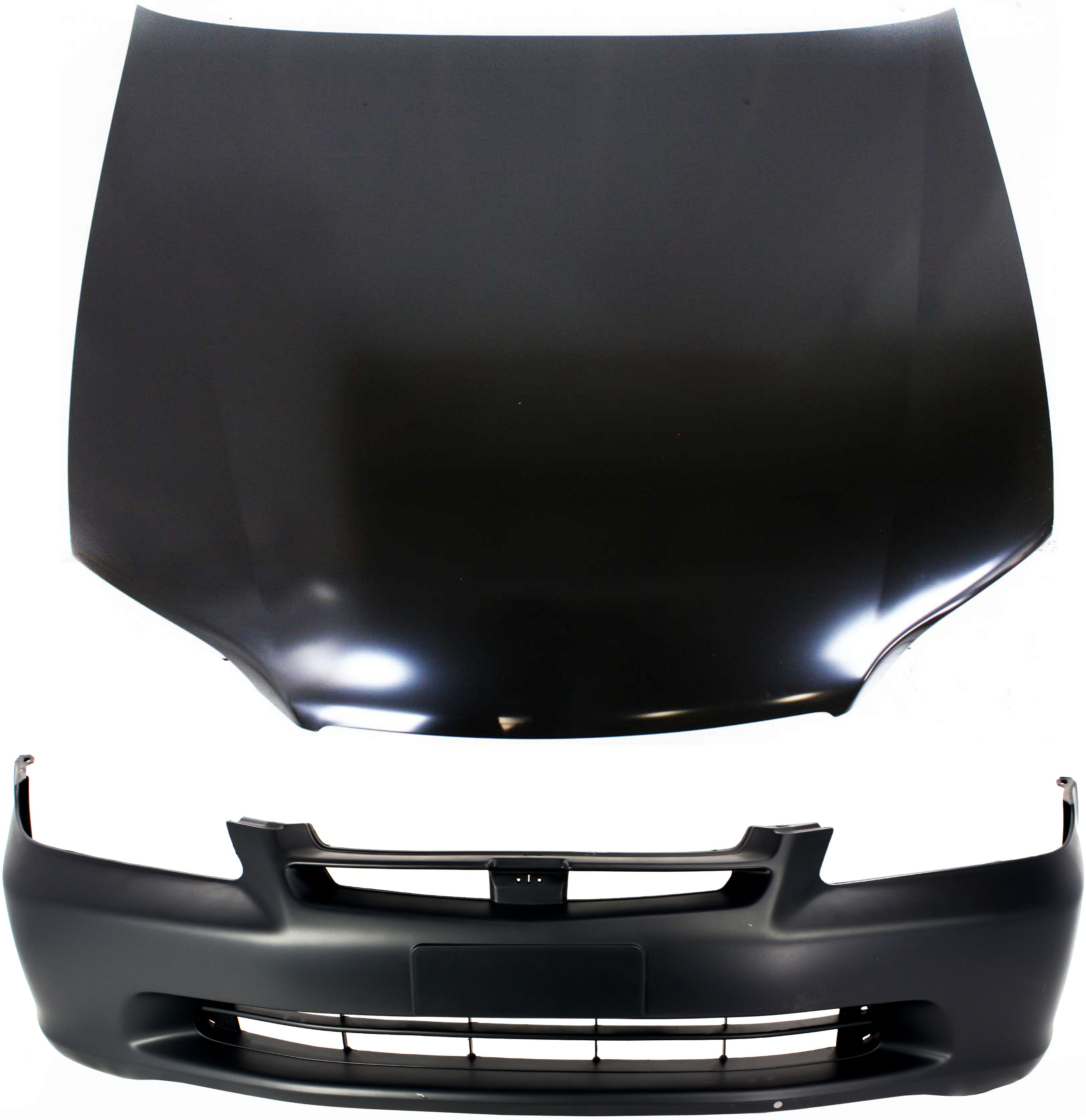 AM ACCORD 98-00 HOOD 2 pc Kit 4 Door Sedan with Bumper Cover SKU KIT 32815-25 Partslink HO1230127 HO1000178 OEM 60100S87A90ZZ 04711S84A90ZZ