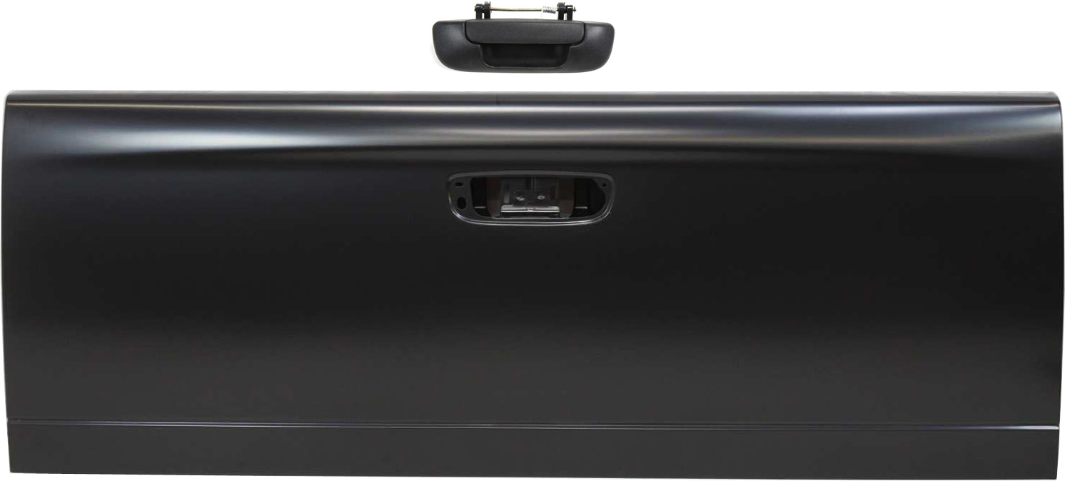 AM DODGE FULL SIZE P U 02-09 TAILGATE 2 pc Kit with Tailgate Handle SKU KIT 32815-44 Partslink CH1900121 CH1915110 OEM 55275969AB 55276237AA