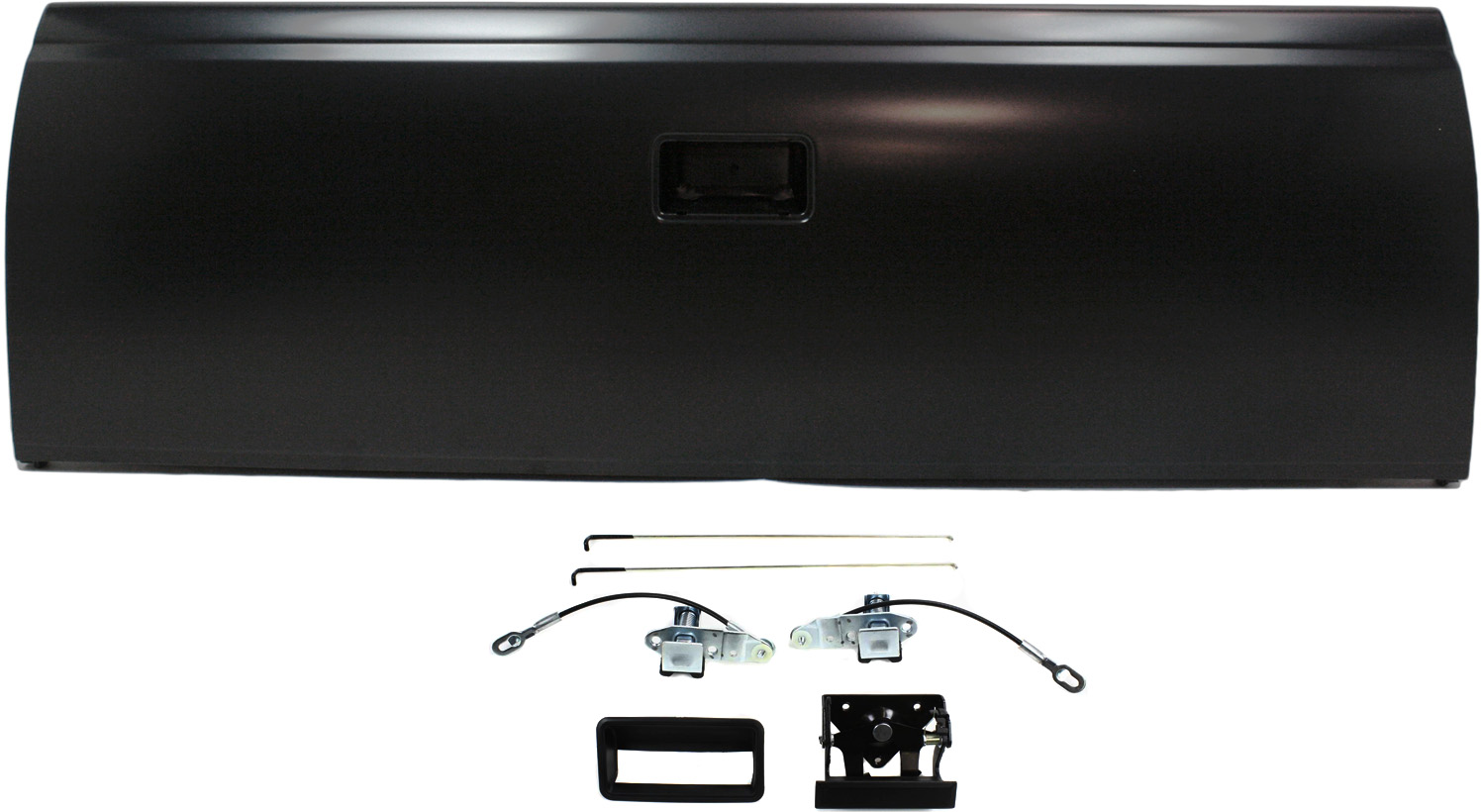 AM C K FULL SIZE P U 88-98 TAILGATE 2 pc Kit with Tailgate Lock SKU KIT 32815-45 Partslink GM1900109 OEM 12540227