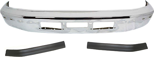 AM BRONCO 92-96 F 350-93-97 FRONT BUMPER 3 pc kit with Bumper Trims SKU KIT 41013-11 Partslink FO1002254 FO1058271 FO1059271 OEM F3TZ17757AB F3TZ17K833J F3TZ17