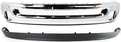 AM DODGE FULL SIZE P U 02-09 FRONT BUMPER 2 pc kit with Valance SKU KIT 41013-13 Partslink CH1002383 CH1090125 OEM 55077946AB 55077337AD 55077337