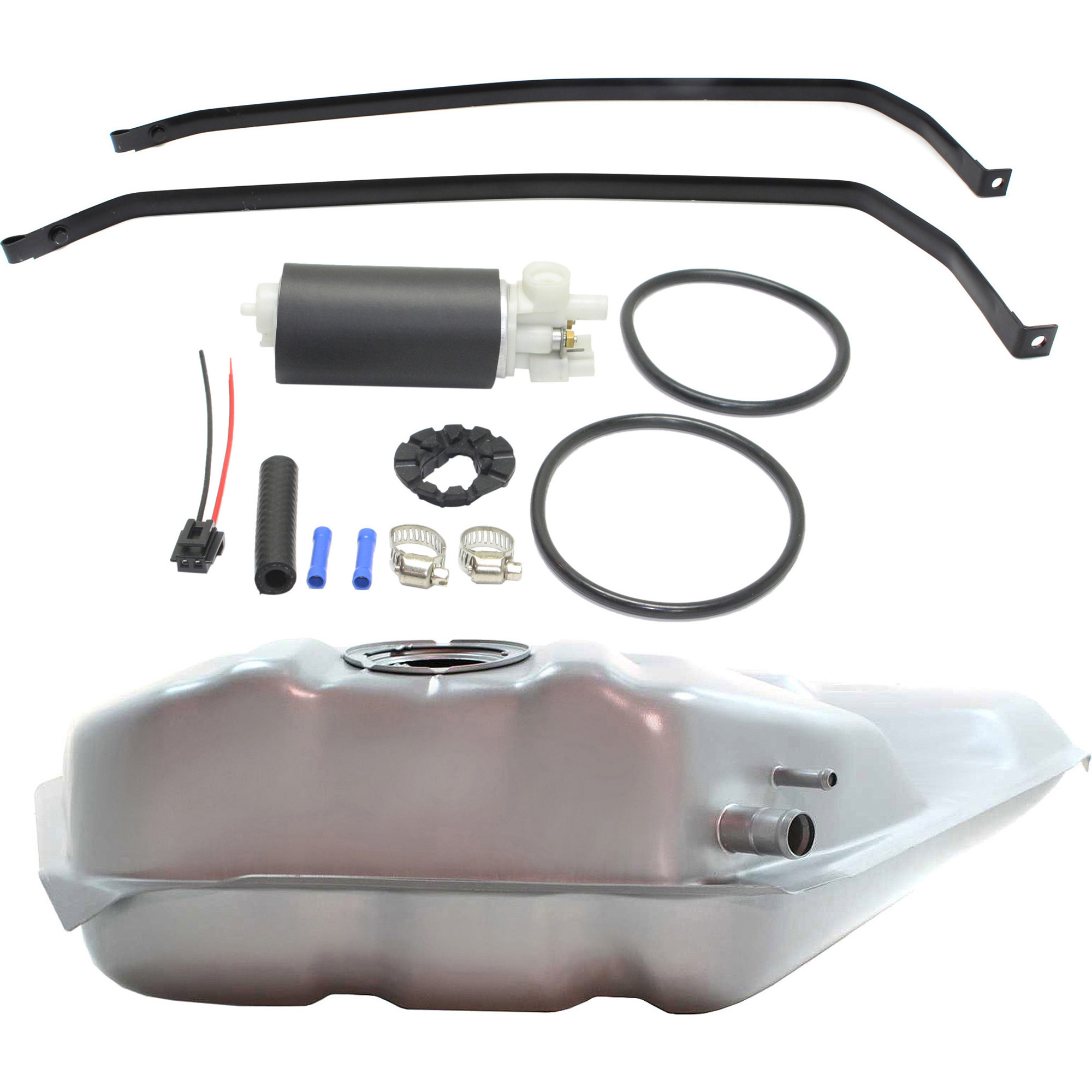 AM CELEBRITY 82-88 FUEL TANK 4 pc kit with Fuel Tank Strap and Fuel Pump SKU KIT 42115-05 OEM 22515512-25168719