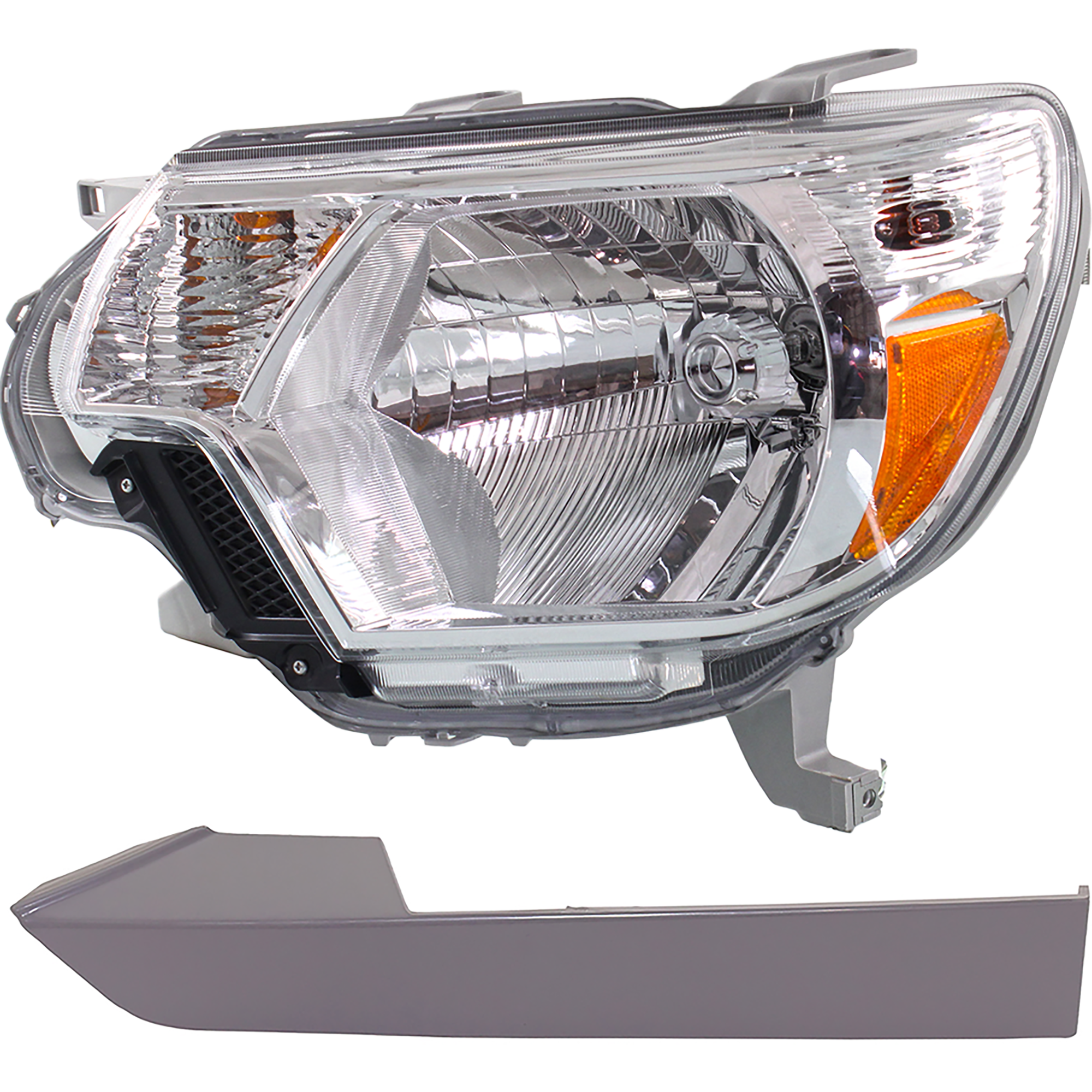 AM TACOMA 12-15 HEAD LAMP LH Assembly Halogen 2 pc Kit with Headlight Filler SKU KIT 50115-54 Partslink TO2502213 TO1088118 OEM 8115004181-5250304900