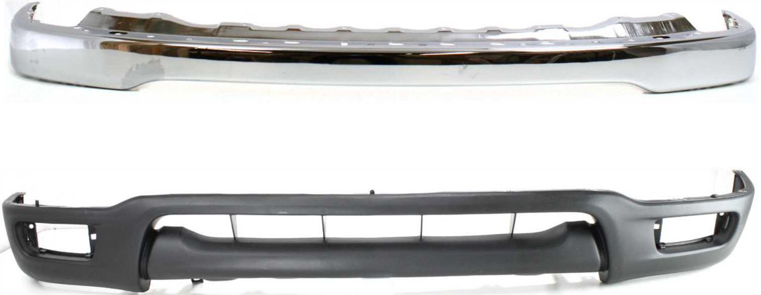 AM TACOMA 01-04 FRONT BUMPER 2 pc kit with Valance SKU KIT 50915-04 Partslink TO1002174 TO1095196 OEM 52101AD030-53901AD030