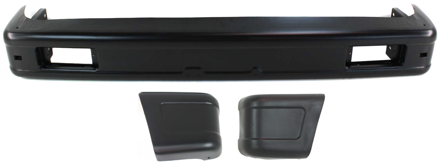 AM SAMURAI 86-95 FRONT BUMPER 3 pc kit with Bumper Ends SKU KIT 50915-06 Partslink SZ1002102 SZ1004101 SZ1005101 OEM 7171082C01-7174283302-71741833