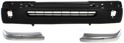 AM TACOMA 98-00 FRONT BUMPER COVER 3 pc kit Front with Bumper Cover and Bumper End SKU KIT 50915-07 Partslink TO1095173 TO1004165 TO1005165 OEM 5391104090-5210304010-52102040