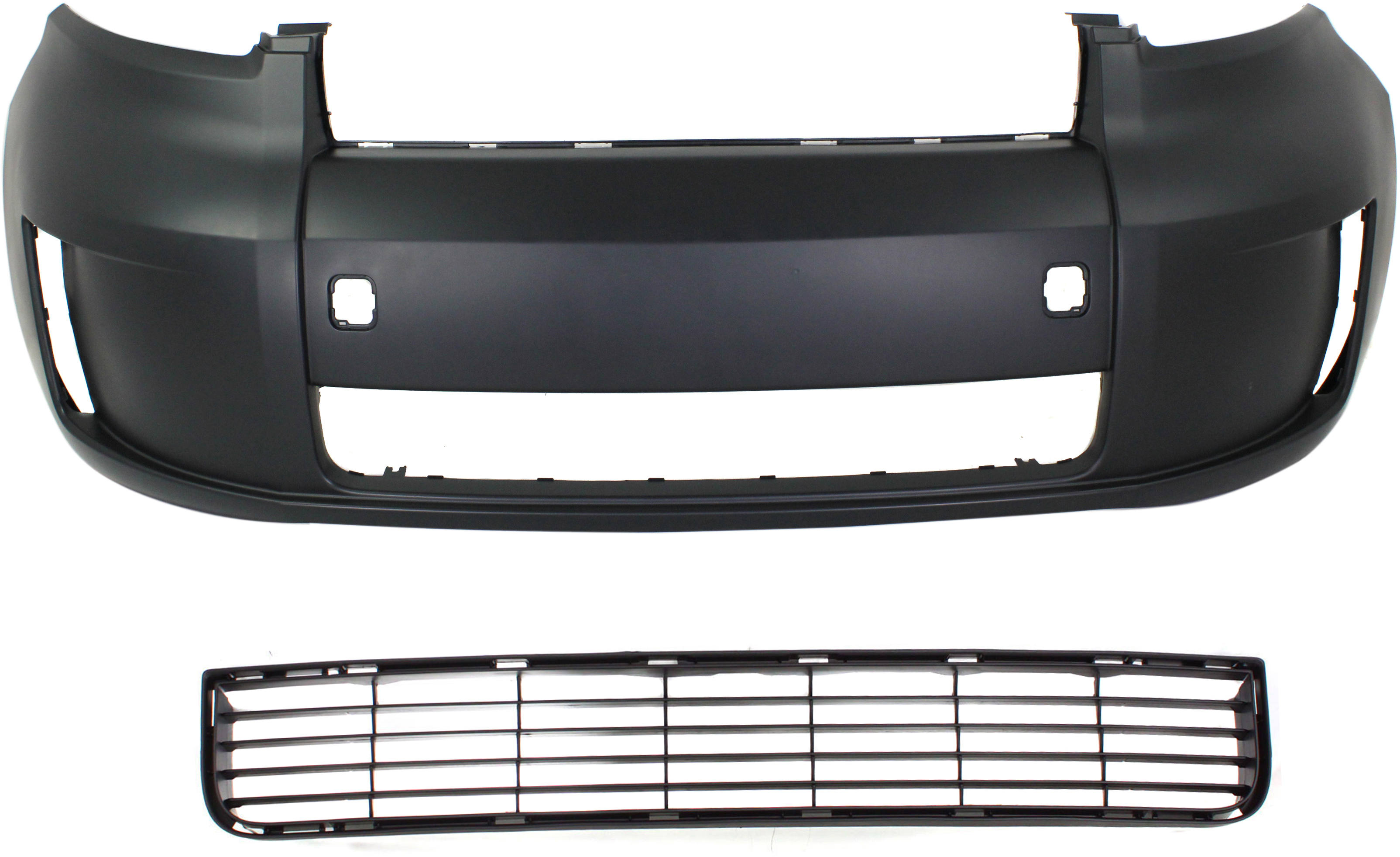 AM XB 08-10 FRONT BUMPER COVER Primed 2 pc kit with Bumper Grille SKU KIT 70815-44 Partslink SC1000105 SC1036102 OEM 5211912944-5311212170