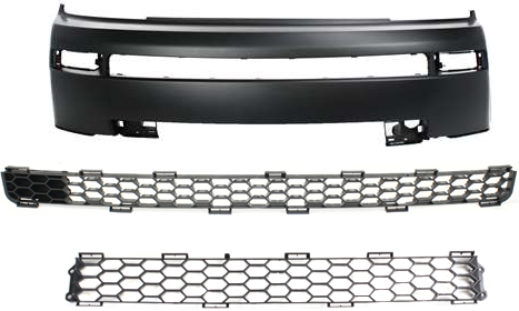 AM XB 04-06 FRONT BUMPER COVER Primed 3 pc kit with Bumper Grilles SKU KIT 70815-45 Partslink SC1000102 SC1036101 SC1036100 OEM 5211952915-5311252100-53114520