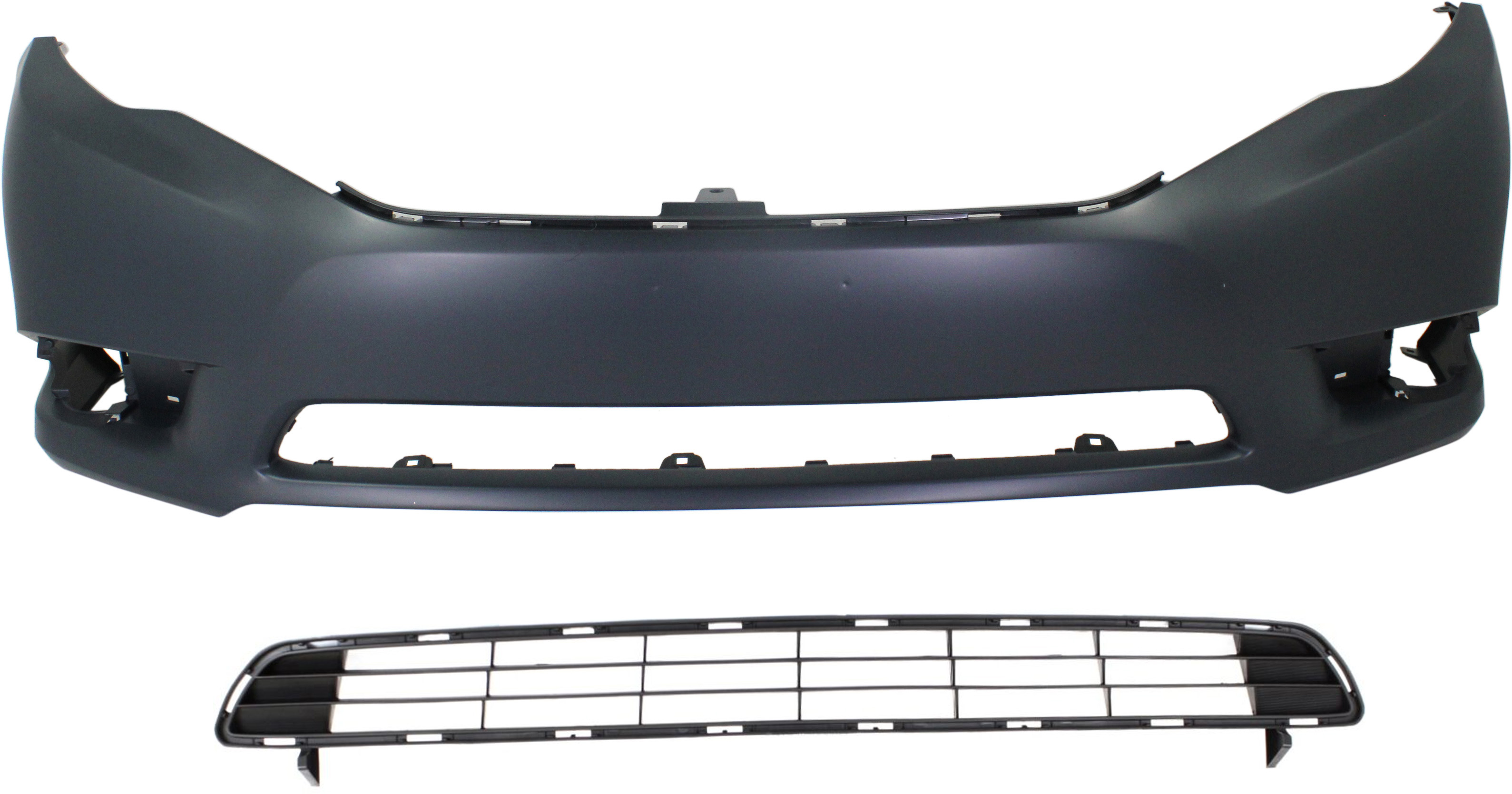 AM AVALON 11-12 FRONT BUMPER COVER 2 pc Kit with Bumper Grille SKU KIT 90115-46 Partslink TO1000371 TO1036134 OEM 5211907909-5311307040