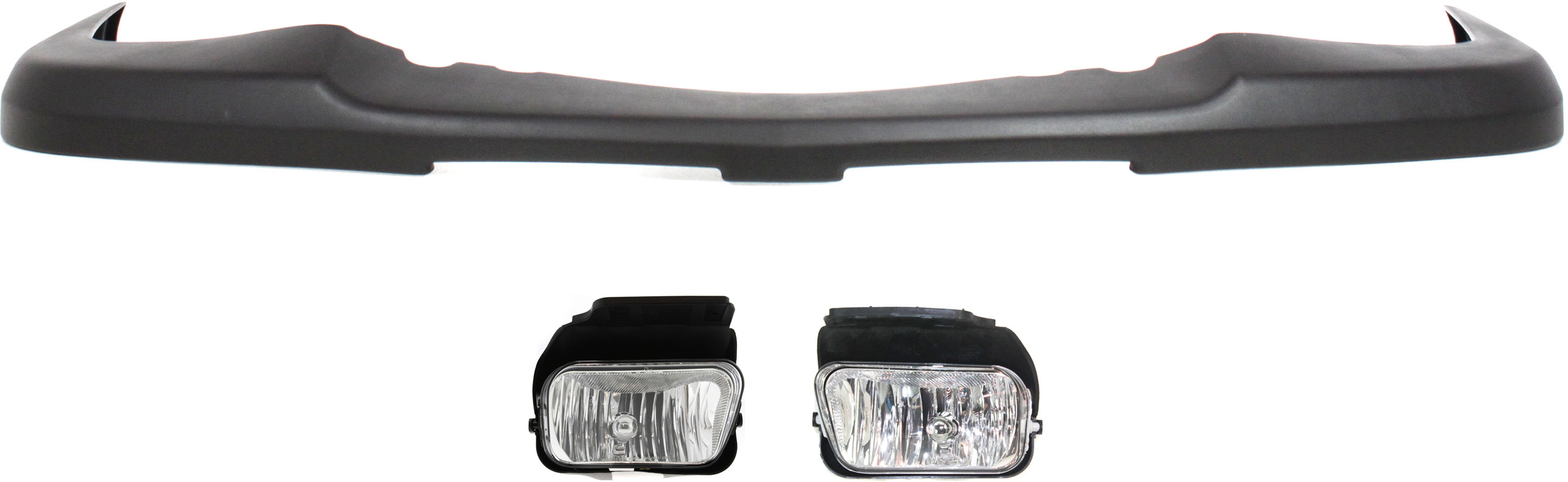 AM AVALANCHE 1500-2500-02-06 FRONT BUMPER COVER Textured 3 pc kit with Fog Lights CAPA SKU KIT BCFL 0107 Partslink GM1051110C GM2592127 GM2593127 OEM 15139805-15190982-15190983