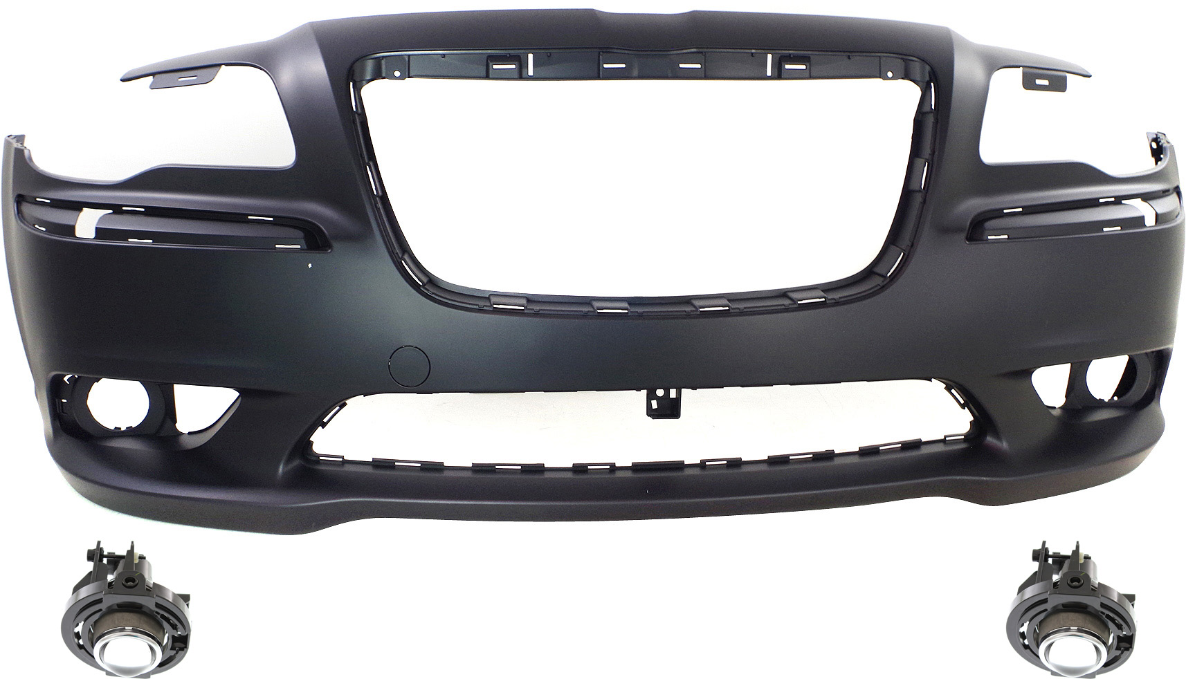 AM CHRYSLER 300-11-14 FRONT BUMPER COVER 3 pc kit with Fog Lights CAPA SKU KIT BCFL 0187 Partslink CH1000A18C OEM 5182021AB PFM 68212551AA
