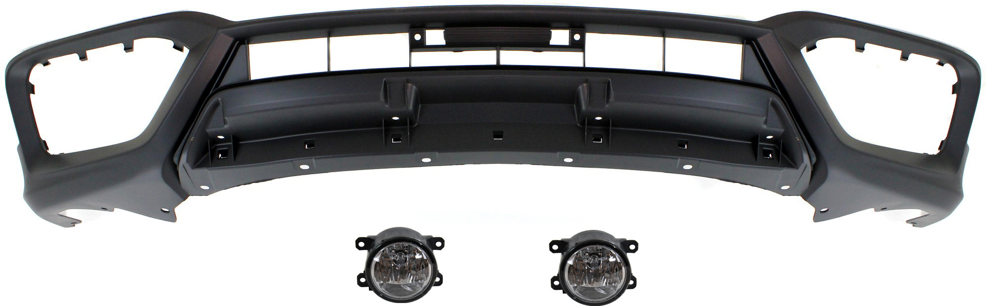 AM CROSSTOUR 13-15 FRONT BUMPER COVER Lower Primed 3 pc Kit with Fog Lights SKU KIT BCFL 0247 Partslink HO1015109 AC2592111 OEM 04712TP6A90-33900T0AA01
