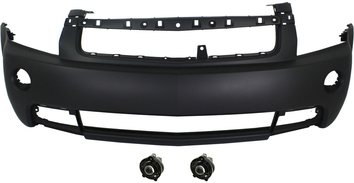 AM EQUINOX 08-09 FRONT BUMPER COVER Primed 3 pc kit with Fog Lights SKU KIT BCFL 0351 Partslink GM1000866 GM2593157 OEM 1-912-094-910-335-100
