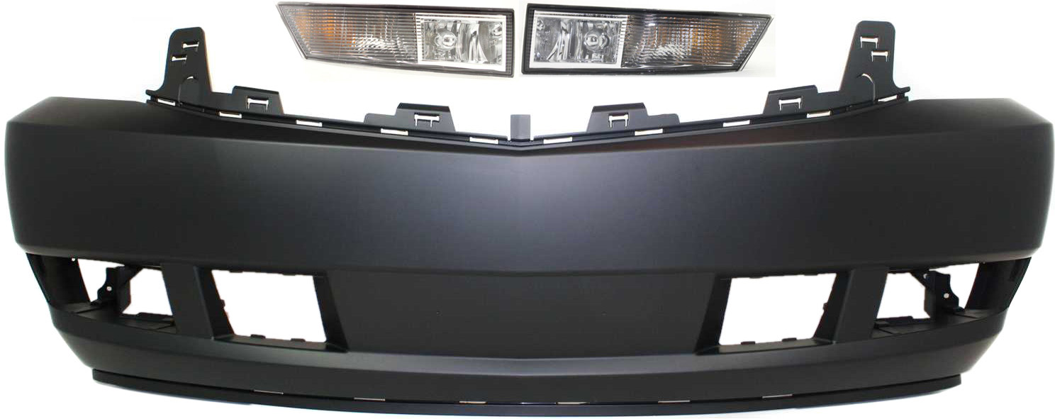 AM ESCALADE 07-14 FRONT BUMPER COVER 3 pc kit with Fog Lights CAPA SKU KIT BCFL 0358 Partslink GM1000816C GM2592163 GM2593163 OEM 10383562-10383563-25814554