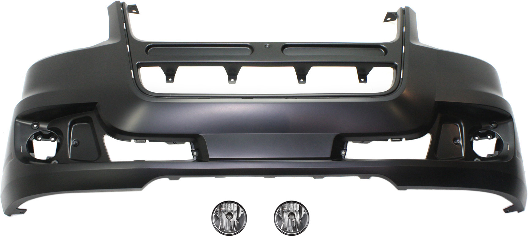 AM EXPLORER SPORT TRAC 08-10 FRONT BUMPER COVER 3 pc kit with Fog Lights SKU KIT BCFL 0397 Partslink FO1000635 FO2590111 OEM 8A2Z17D957APTM 7R3Z15200A
