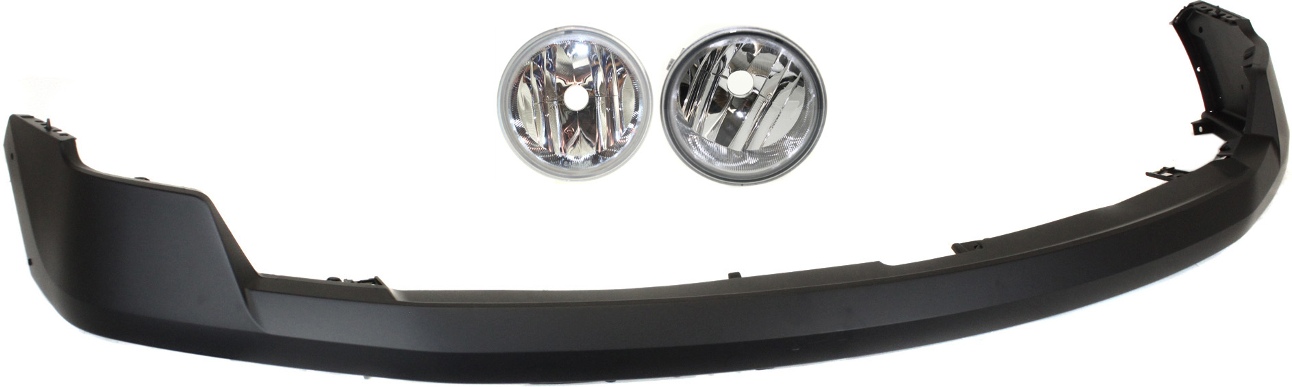 AM F 150-09-10 FRONT BUMPER COVER 3 pc kit with Fog Lights CAPA SKU KIT BCFL 0399 Partslink FO1000644C FO2594104 FO2595104 OEM AL3Z15200A AL3Z15201A DL3Z17D9