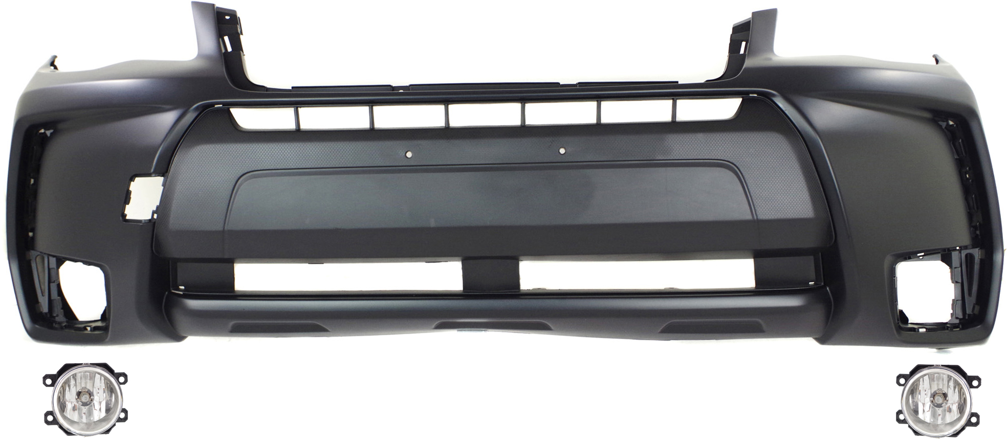 AM FORESTER 14-18 FRONT BUMPER COVER 3 pc Kit Primed with Fog Lights CAPA SKU KIT BCFL 0431 Partslink SU1000174C SU2592122C OEM 57704SG021-84501AJ060