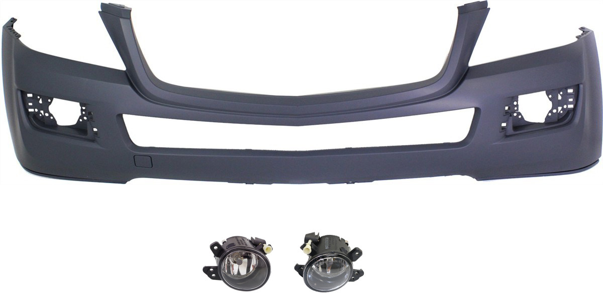 AM GL CLASS 07-09 FRONT BUMPER COVER Primed 3 pc kit with Fog Lights SKU KIT BCFL 0452 Partslink MB1000258 MB2592114 MB2593114 OEM 16488513259999-2518200756-2518