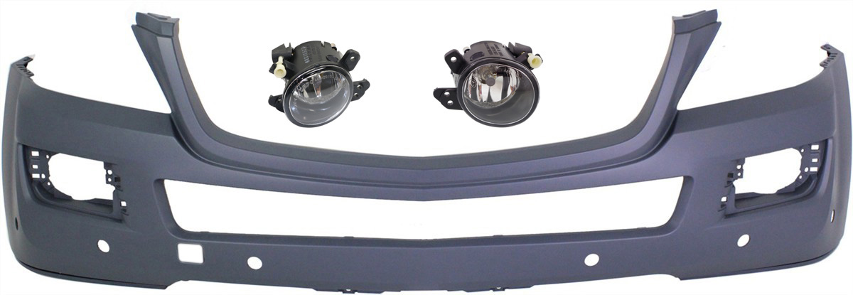 AM GL CLASS 07-09 FRONT BUMPER COVER Primed 3 pc kit with Fog Lights SKU KIT BCFL 0453 Partslink MB1000257 MB2592114 MB2593114 OEM 16488517259999-2518200756-2518