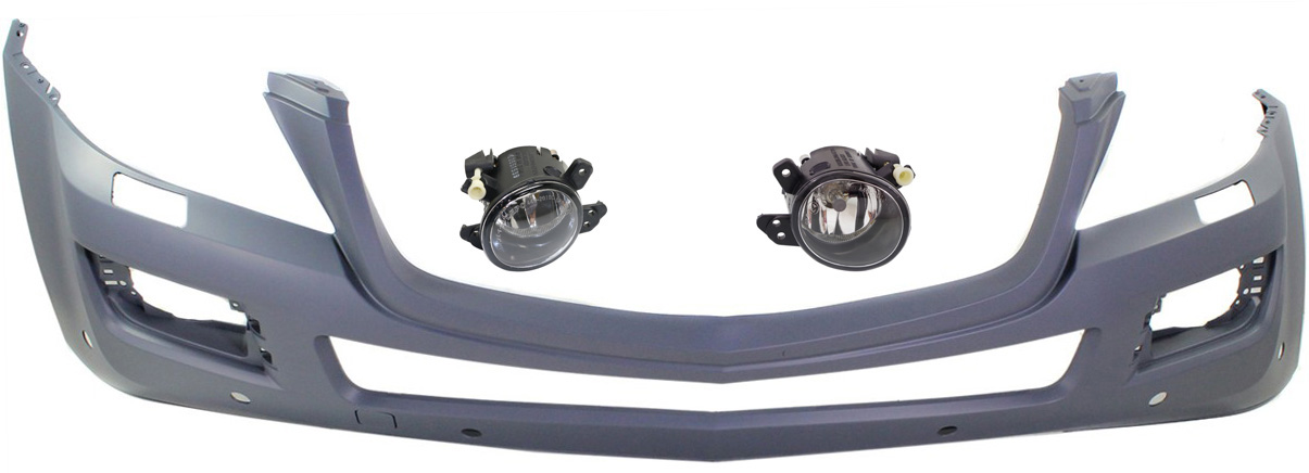 AM GL CLASS 07-09 FRONT BUMPER COVER Primed 3 pc kit with Fog Lights SKU KIT BCFL 0457 Partslink MB1000253 MB2592114 MB2593114 OEM 16488553259999-2518200756-2518