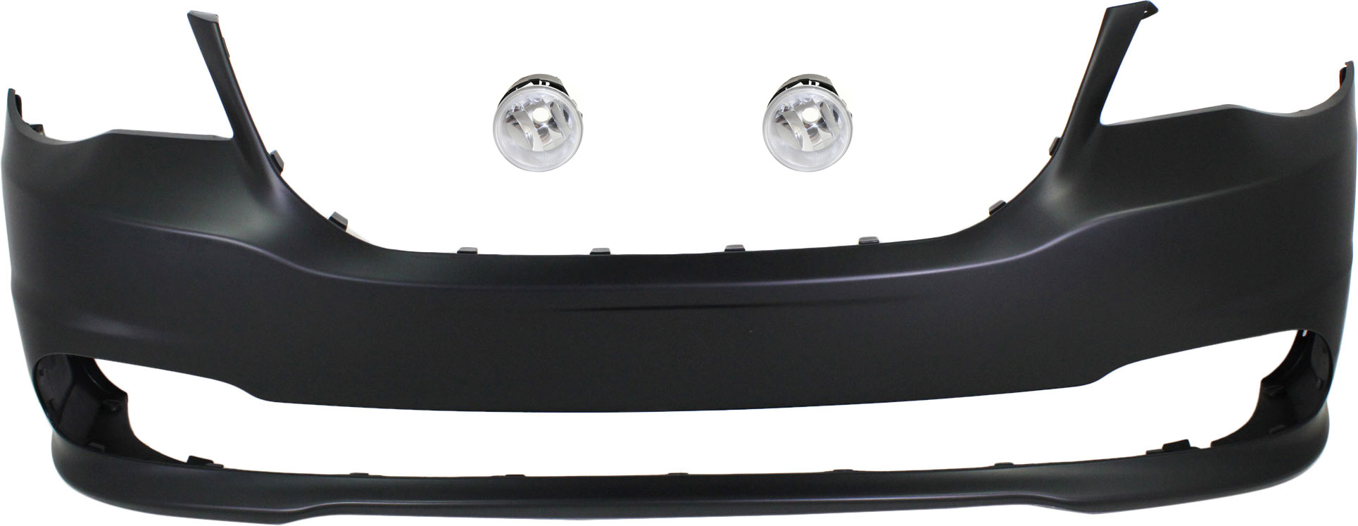 AM GRAND CARAVAN 11-20 FRONT BUMPER COVER 3 pc kit with Fog Lights SKU KIT BCFL 0500 Partslink CH1000A02 CH2592146 OEM 68088966AA 5182022AA