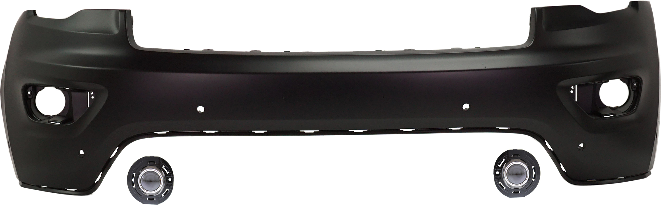 AM GRAND CHEROKEE 17-21 FRONT BUMPER COVER 3 pc kit with Fog Lights SKU KIT BCFL 0526 Partslink CH1014127 OEM 68333498AA 5182021AB PFM