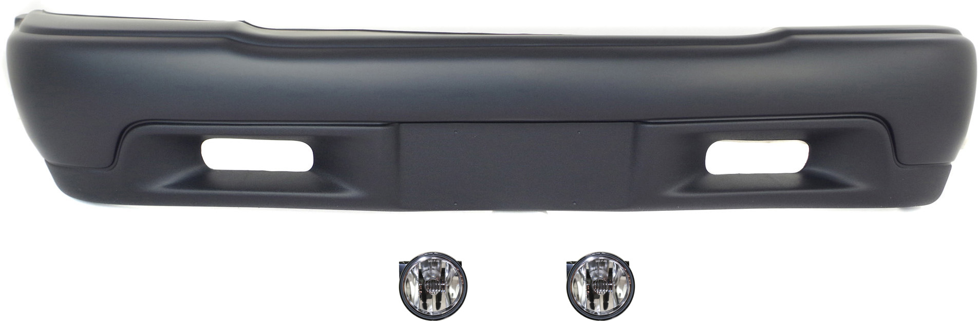 AM JIMMY 98-00 FRONT BUMPER COVER 3 pc kit with Fog Lights SKU KIT BCFL 0614 Partslink GM1000552 GM2592120 OEM 12377116-19178987