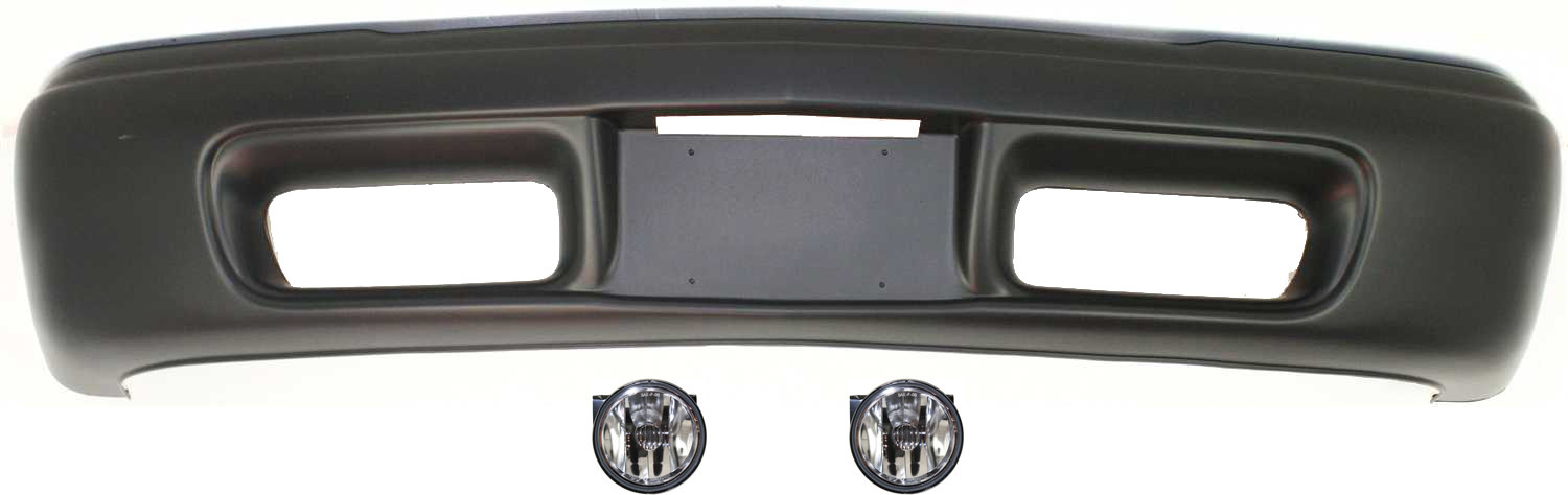 AM JIMMY 98-00 FRONT BUMPER COVER 3 pc kit with Fog Lights SKU KIT BCFL 0615 Partslink GM1000556 GM2592120 OEM 12377117-19178987